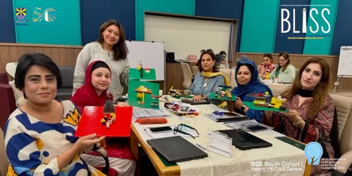 Beaconhouse School Heads participate in the BLISS Leadership Platform activity ‘The Concerned Parent,’ using LEGO Serious Play to explore empathy and parent-school relationships.